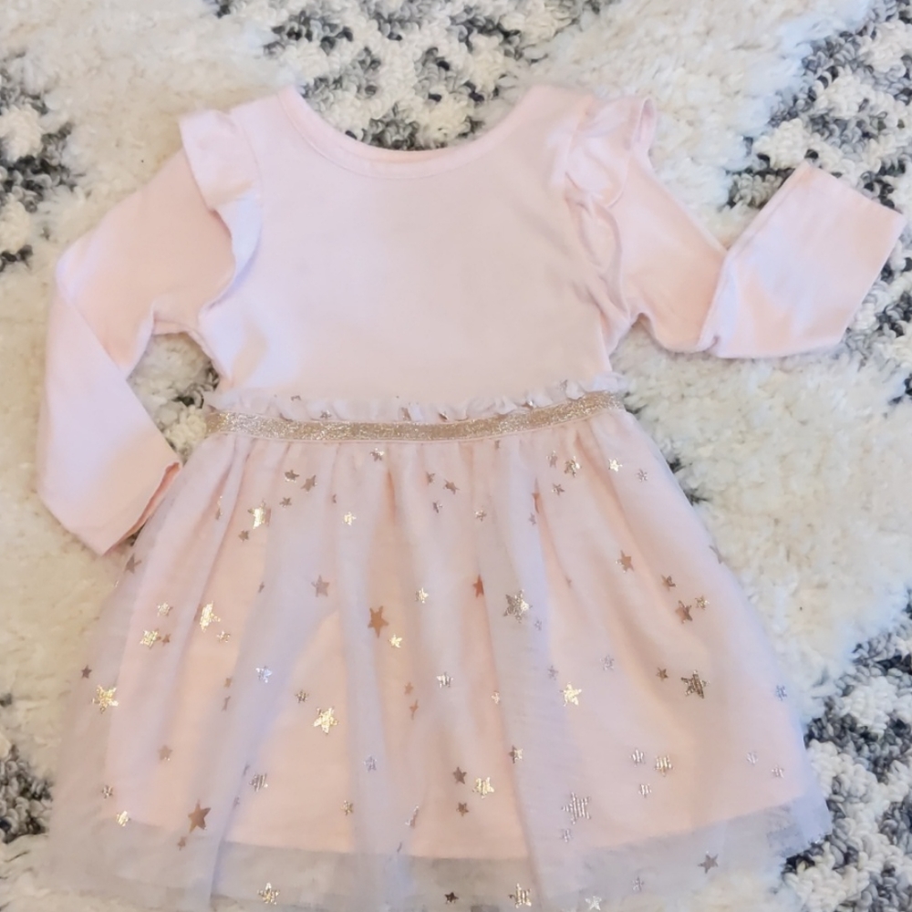 Pink tulle dress